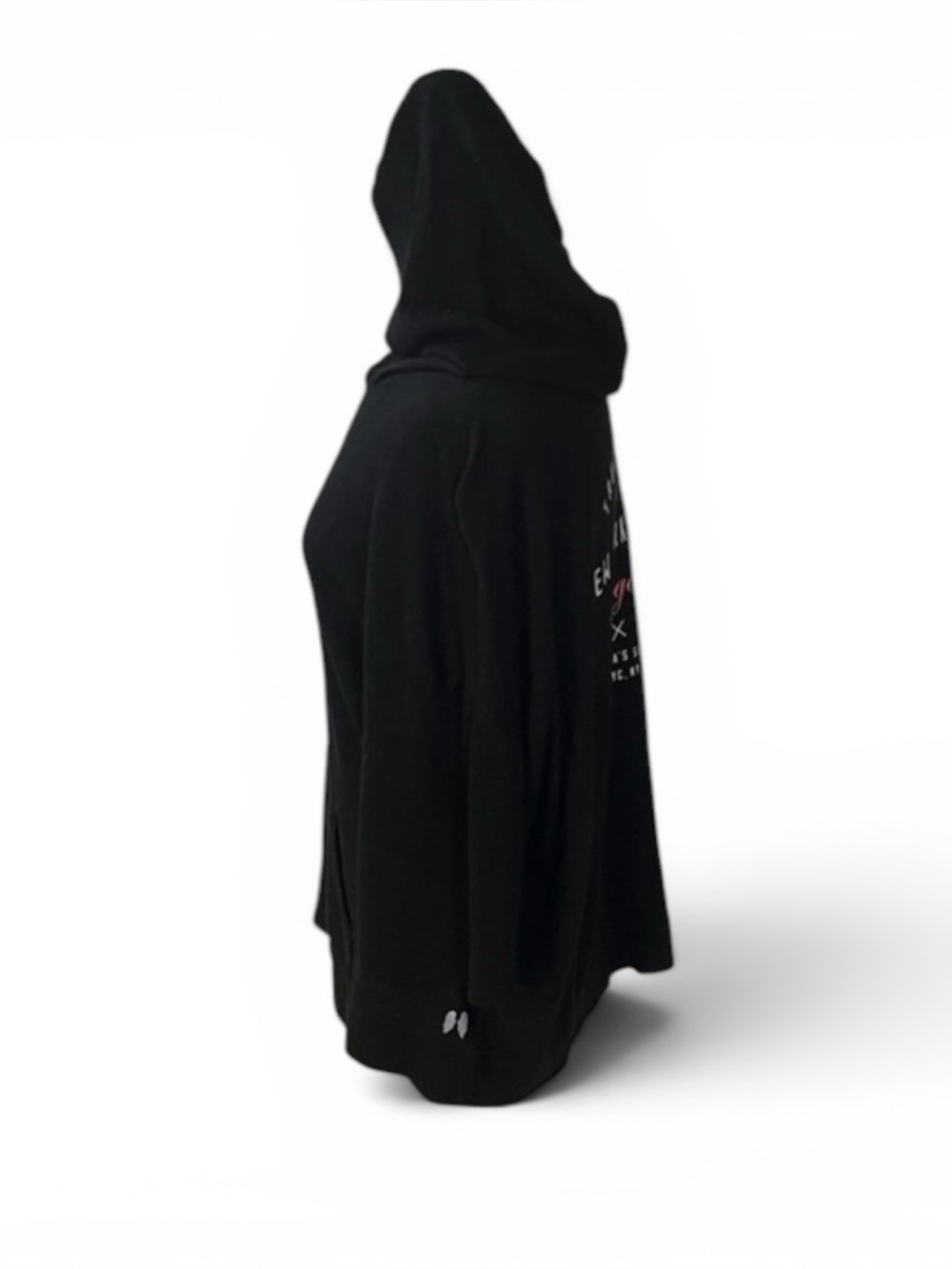 NWOT Victoria's Secret Black Pull Over Hoodie - Picture 2 of 10